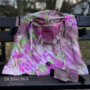 "Raspberry bush bunny" baby carrier