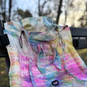 "Rainbow bunny 1" baby carrier